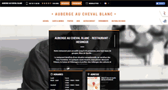 Desktop Screenshot of cheval-blanc-hesingue.com